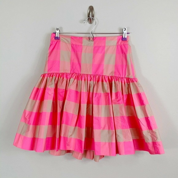 J.Crew hot pink taffeta drop waist skirt 6 NWT - Picture 5 of 10